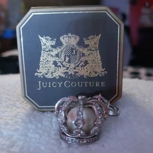 Juicy Couture crown w/ pearl charm